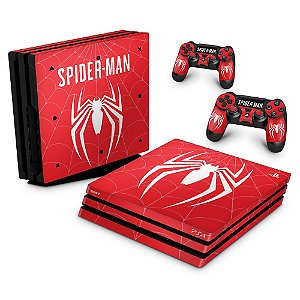 PS4 Pro Skin - Spider-man Bundle #c