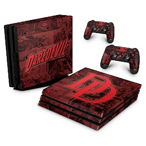 PS4 Pro Skin - Daredevil Demolidor Comics