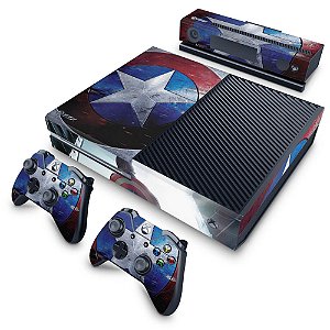 Xbox One Fat Skin - Capitão America