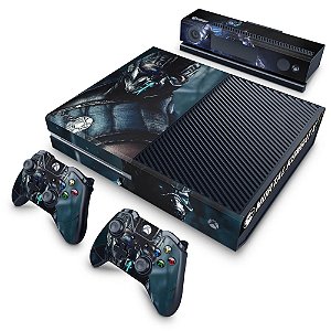 Xbox One Fat Skin - Mortal Kombat X - Subzero