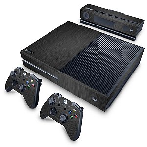 Xbox One Fat Skin - Aço Escovado Preto