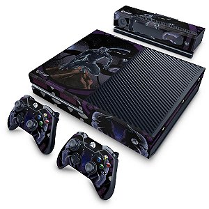 Xbox One Fat Skin - Pantera Negra