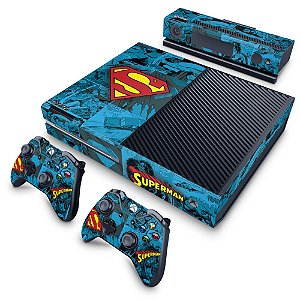 Xbox One Fat Skin - Super Homem Superman Comics
