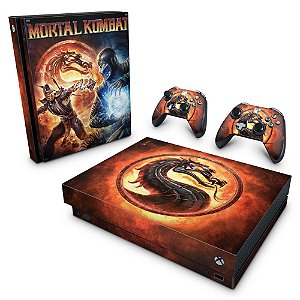 Skin Xbox One Slim X Controle - Mortal Kombat 11 - Pop Arte Skins