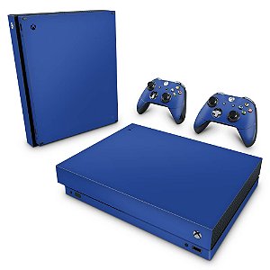 Xbox One X Skin - Azul Escuro
