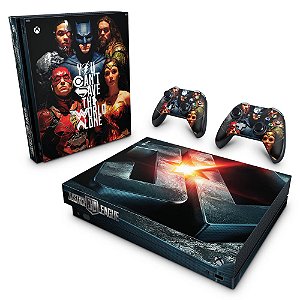 Xbox One X Skin - Liga da Justiça