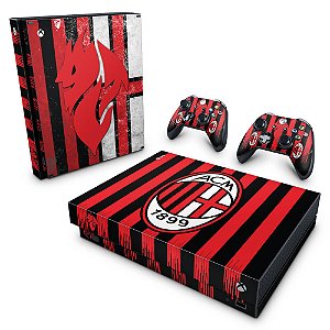 Xbox One X Skin - AC Milan