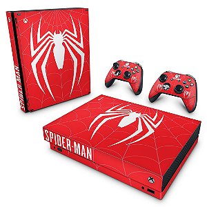 Xbox One X Skin - Spider-man Bundle
