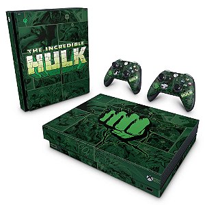 Xbox One X Skin - Hulk Comics