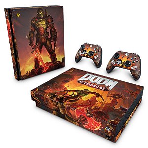 Xbox One X Skin - Doom Eternal