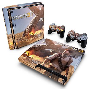 PS3 Slim Skin - Uncharted 3