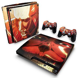 PS3 Slim Skin - Attack on Titan #B