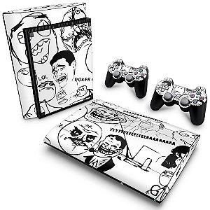 PS3 Slim Skin - Preto Fosco Mate - Pop Arte Skins