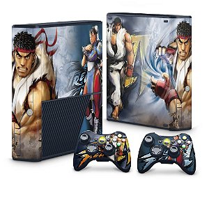 Xbox 360 Super Slim Skin - Street Fighter 4 #B