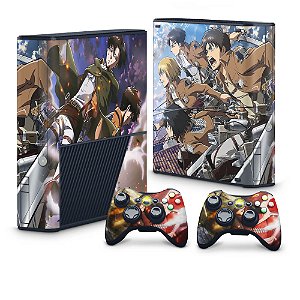 Xbox 360 Super Slim Skin - Attack on Titan #A