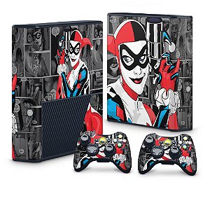 Xbox 360 Super Slim Skin - Arlequina Harley Quinn