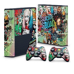 Xbox 360 Super Slim Skin - Esquadrão Suicida #A