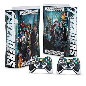 Xbox 360 Fat Skin - The Avengers - Os Vingadores