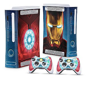 Xbox 360 Fat Skin - Iron Man - Homem de Ferro #B