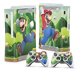 Xbox 360 Fat Skin - Mario & Luigi