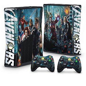 Xbox 360 Slim Skin - The Avengers - Os Vingadores