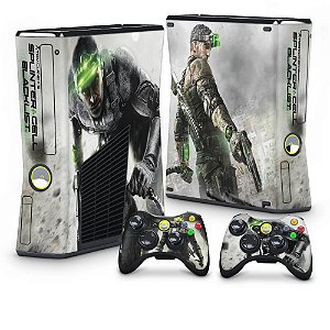 Xbox 360 Slim Skin - Splinter Cell Black List