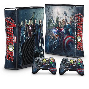 Xbox 360 Slim Skin - Vingadores 2: A Era de Ultron