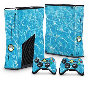 Xbox 360 Slim Skin - Aquático Água