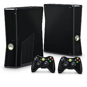 Xbox 360 Slim Skin - Preto Black Piano