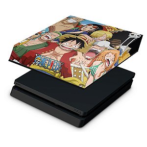 PS4 Slim Capa Anti Poeira - One Piece