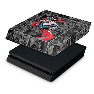 PS4 Slim Capa Anti Poeira - Harley Quinn - Arlequina #a