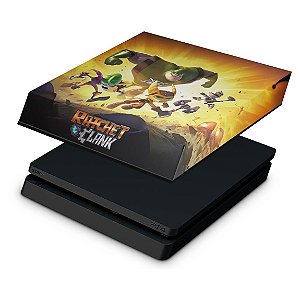 PS4 Slim Capa Anti Poeira - Ratchet & Clank