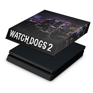 PS4 Slim Capa Anti Poeira - Watch Dogs 2