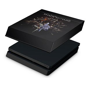 PS4 Slim Capa Anti Poeira - Shadow of War