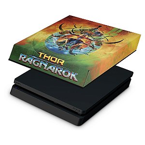 PS4 Slim Capa Anti Poeira - Thor Ragnarok