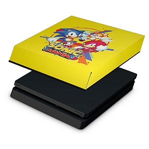PS4 Slim Capa Anti Poeira - Sonic Mania
