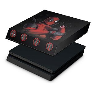 PS4 Slim Capa Anti Poeira - Deadpool 2