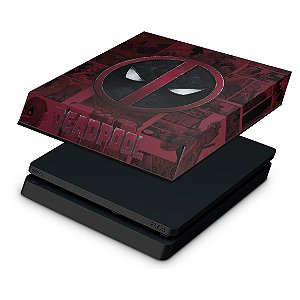 PS4 Slim Capa Anti Poeira - Deadpool Comics