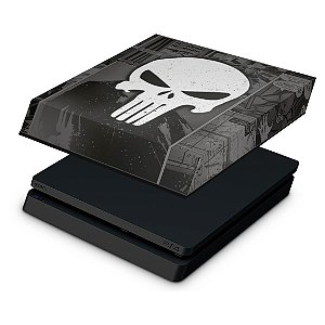 PS4 Slim Capa Anti Poeira - The Punisher Justiceiro Comics