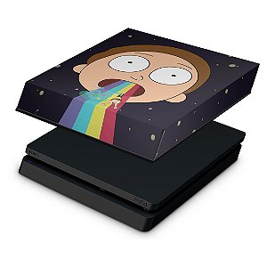 PS4 Slim Capa Anti Poeira - Morty Rick and Morty