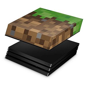 PS4 Pro Capa Anti Poeira - Minecraft