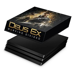 PS4 Pro Capa Anti Poeira - Deus Ex: Mankind Divided