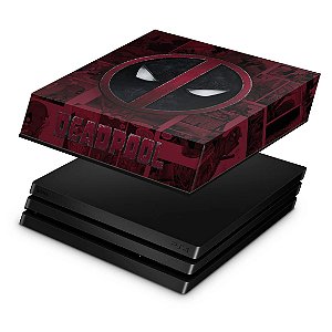 PS4 Pro Capa Anti Poeira - Deadpool Comics