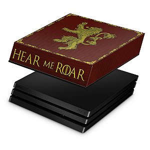 PS4 Pro Capa Anti Poeira - Game Of Thrones Lannister