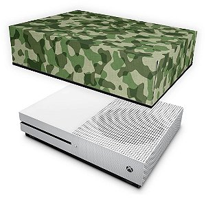 Xbox One Slim Capa Anti Poeira - Camuflado Verde