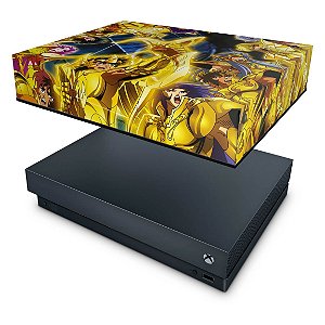 Xbox One X Capa Anti Poeira - Cavaleiros do Zodiaco