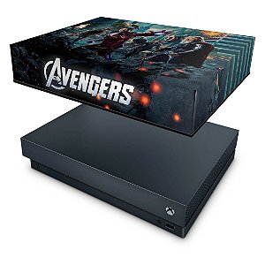 Xbox One X Capa Anti Poeira - The Avengers - Os Vingadores