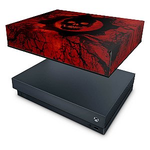 Xbox One X Capa Anti Poeira - Gears of War - Skull