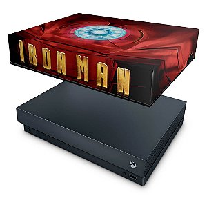 Xbox One X Capa Anti Poeira - Iron Man - Homem de Ferro