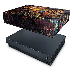 Xbox One X Capa Anti Poeira - Sunset Overdrive